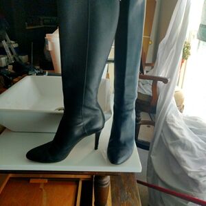 Jimmy Choo Grand Black Leather Boots